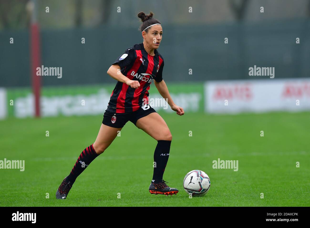 Veronica Boquete (AC Milan) and Sara Baldi (ACF Fiorentina Femminile)  during AC Milan vs ACF Fiorentina fem - Photo .LiveMedia/Francesco  Scaccianoce Stock Photo - Alamy