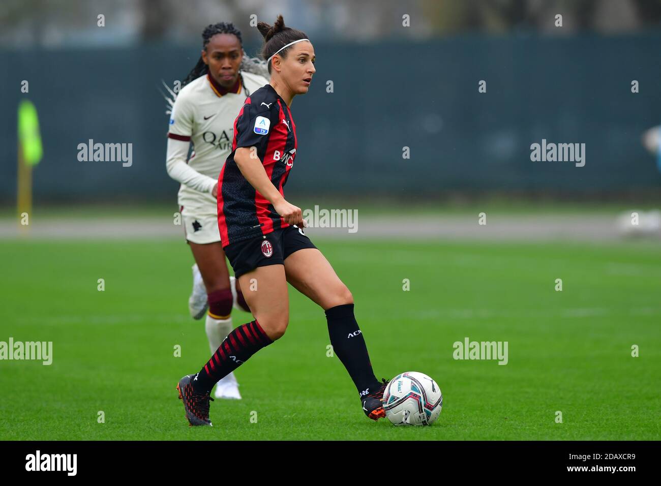 Veronica Boquete (AC Milan) and Sara Baldi (ACF Fiorentina Femminile)  during AC Milan vs ACF Fiorentina fem - Photo .LiveMedia/Francesco  Scaccianoce Stock Photo - Alamy