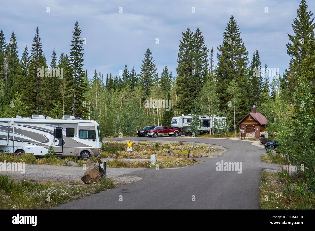 Jumbo Lake Campground, Mesa Lakes area, Grand Mesa, Colorado Stock Photo Alamy