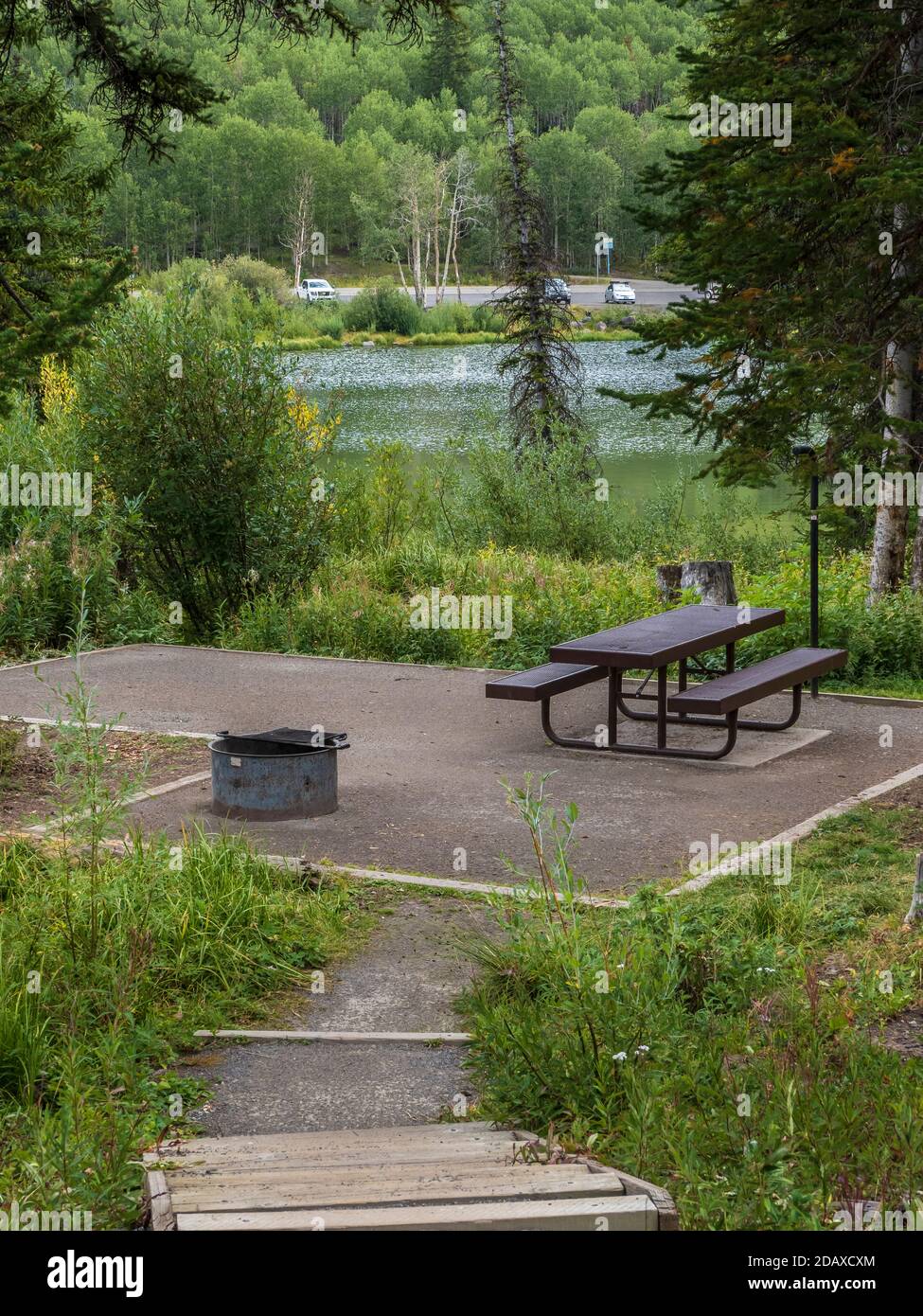 Jumbo Lake Campground, Mesa Lakes area, Grand Mesa, Colorado Stock Photo Alamy