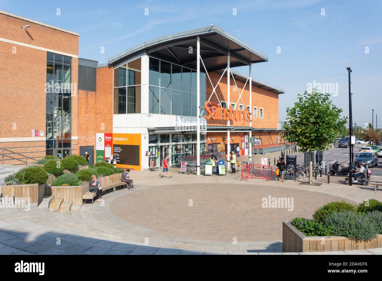 Sainsbury's Supermarket, Orchard Shopping Centre,  Didcot, Oxfordshire, England, United Kingdom Stock Photo