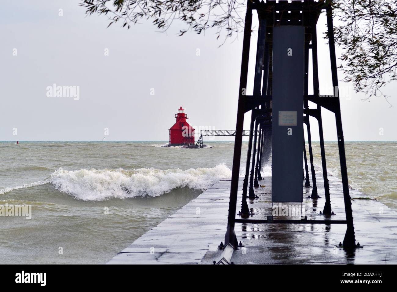 Sturgeon Bay, Wisconsin, USA. The Sturgeon Bay Ship Canal North