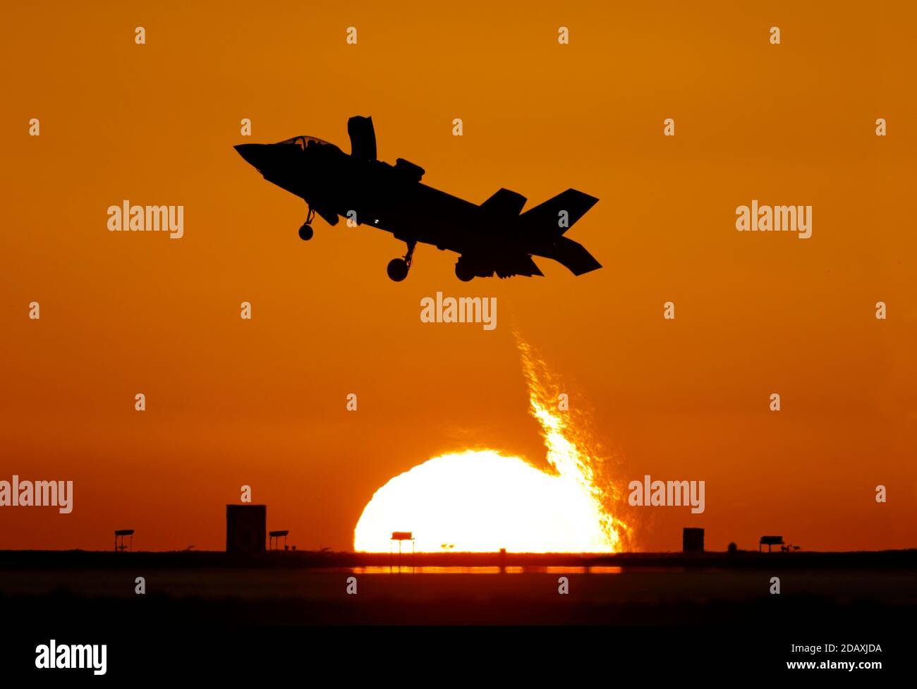 Lockheed Martin F35B Lightning II at RAF Marham in Norfolk, England