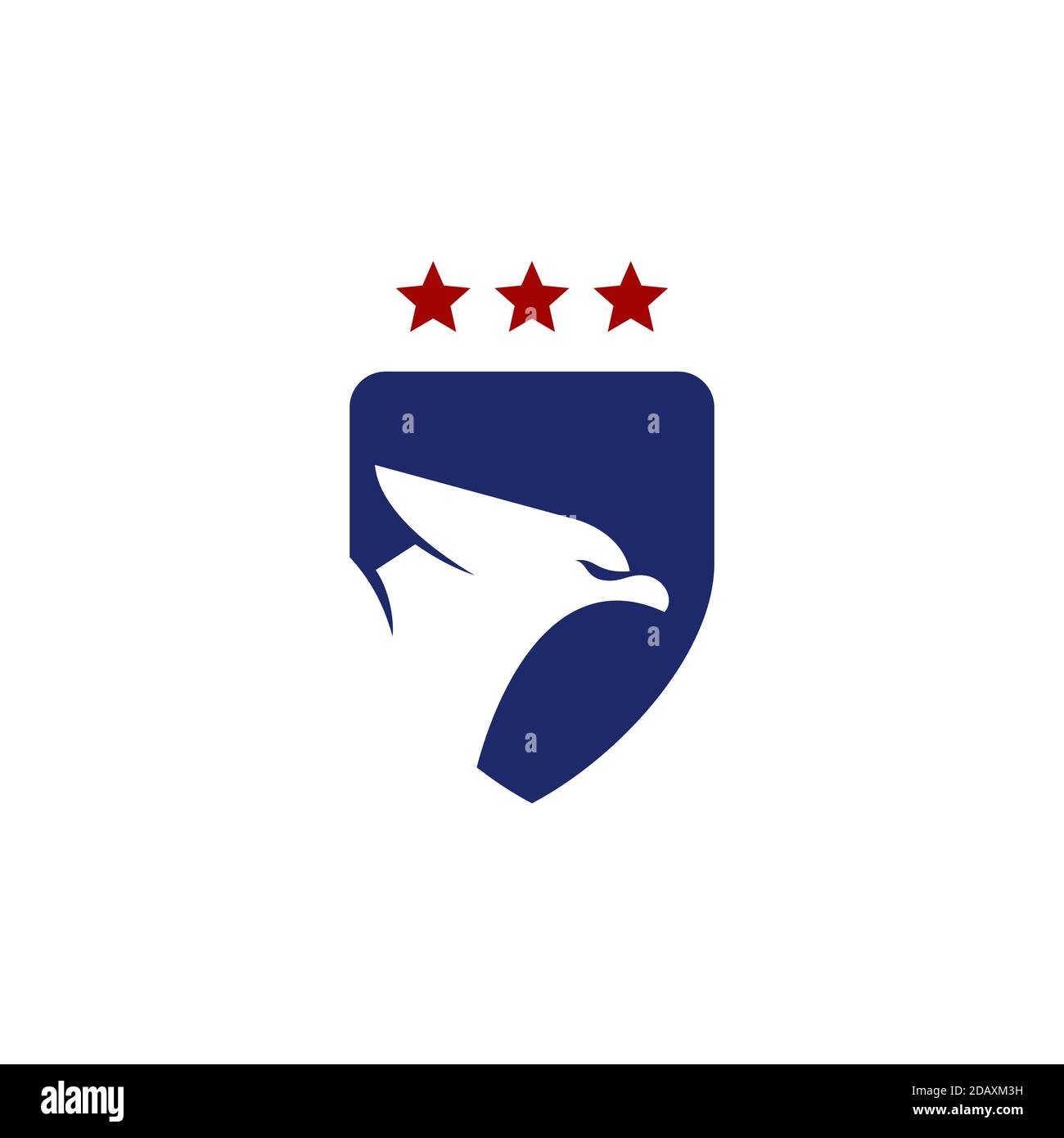 Eagle shield with star logo design template Stock Vector Image & Art ...