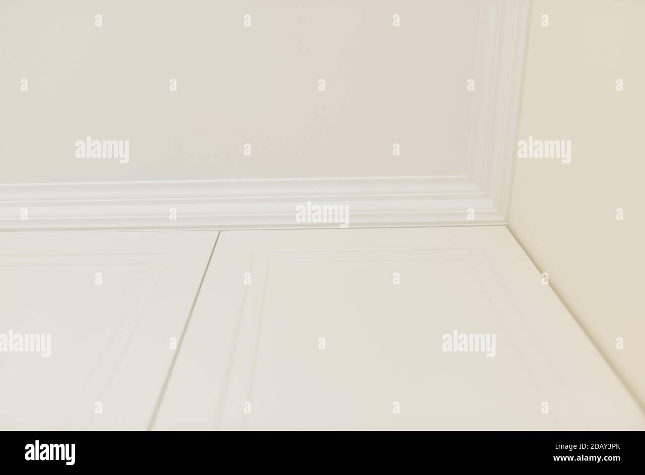 Ceiling white polyurethane decorative molding, ceiling decoration Stock