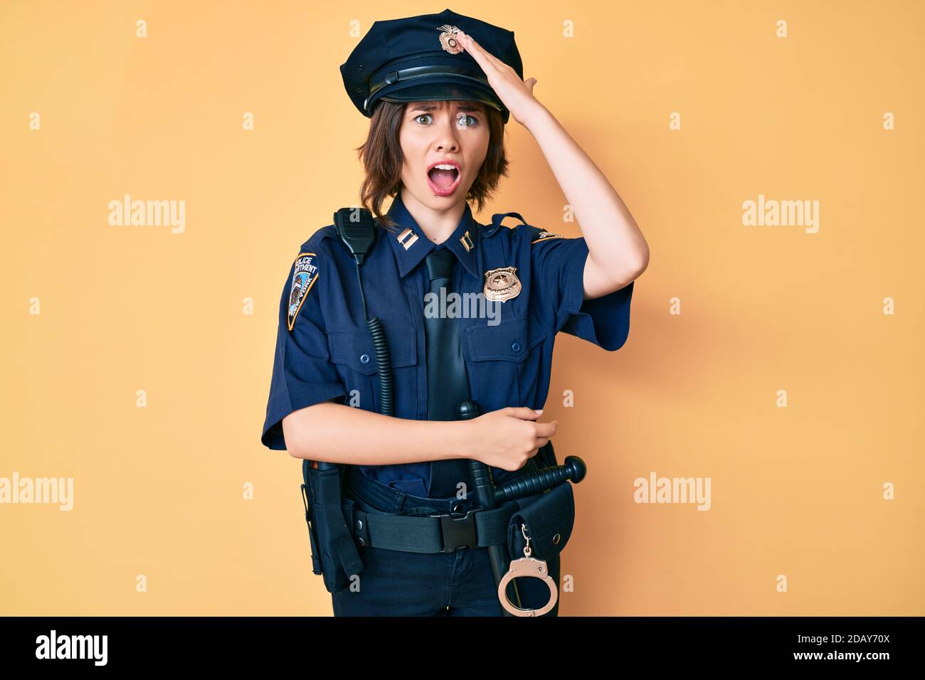 Hispanic female police officer woman hi-res stock photography and images -  Page 5 - Alamy