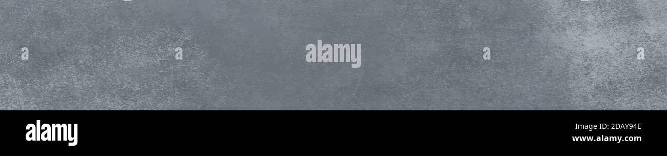 Panoramic texture of realistic gray concrete Stock Vector