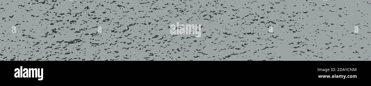 Panoramic texture of realistic gray concrete Stock Vector