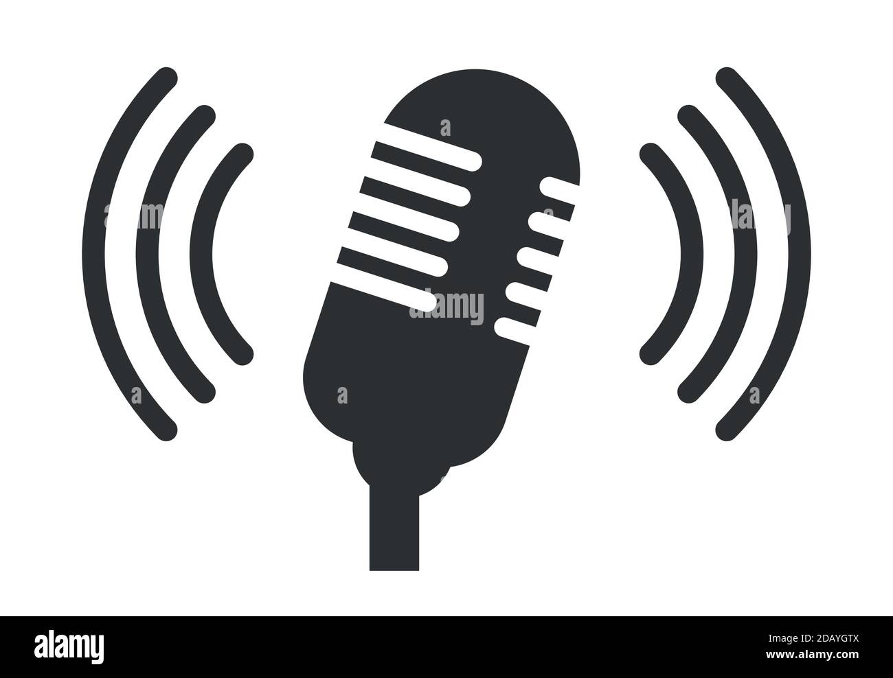 Microphone vector vectors hi-res stock photography and images - Alamy