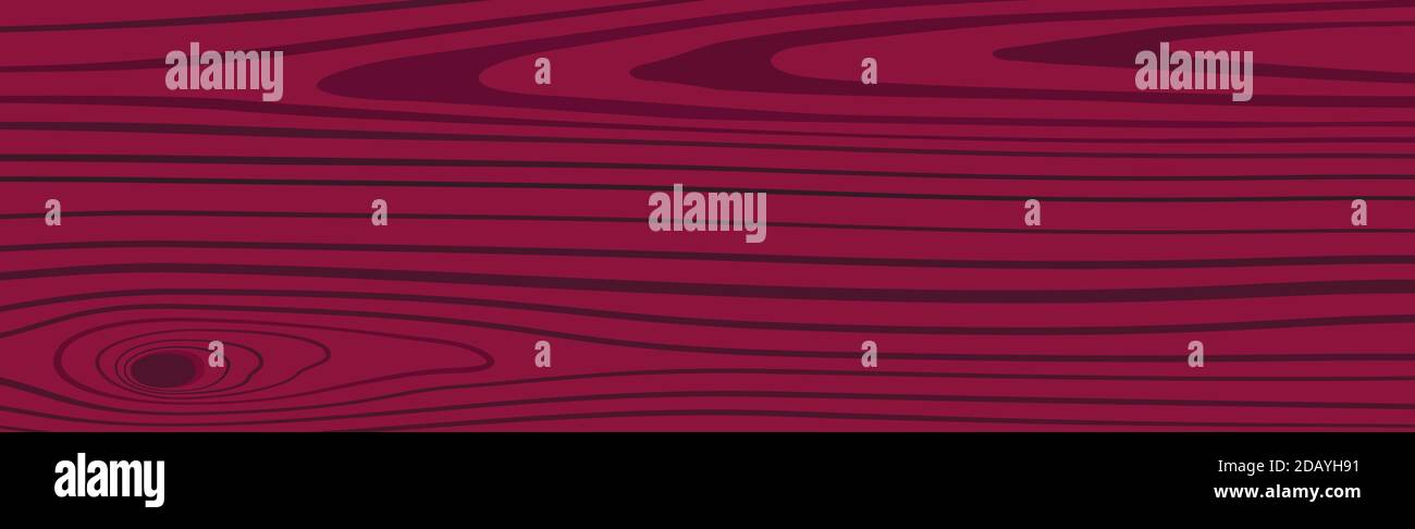 Panoramic illustration realistic mahogany texture - Vector Stock Vector