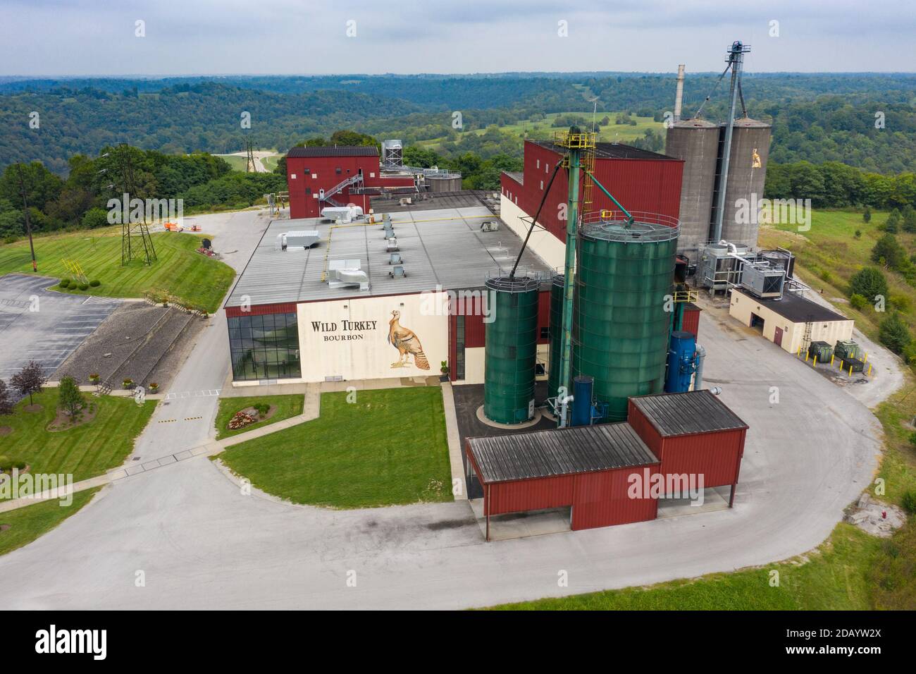 Wild Turkey Bourbon Distillery, Lawrenceburg, Kentucky, USA Stock Photo