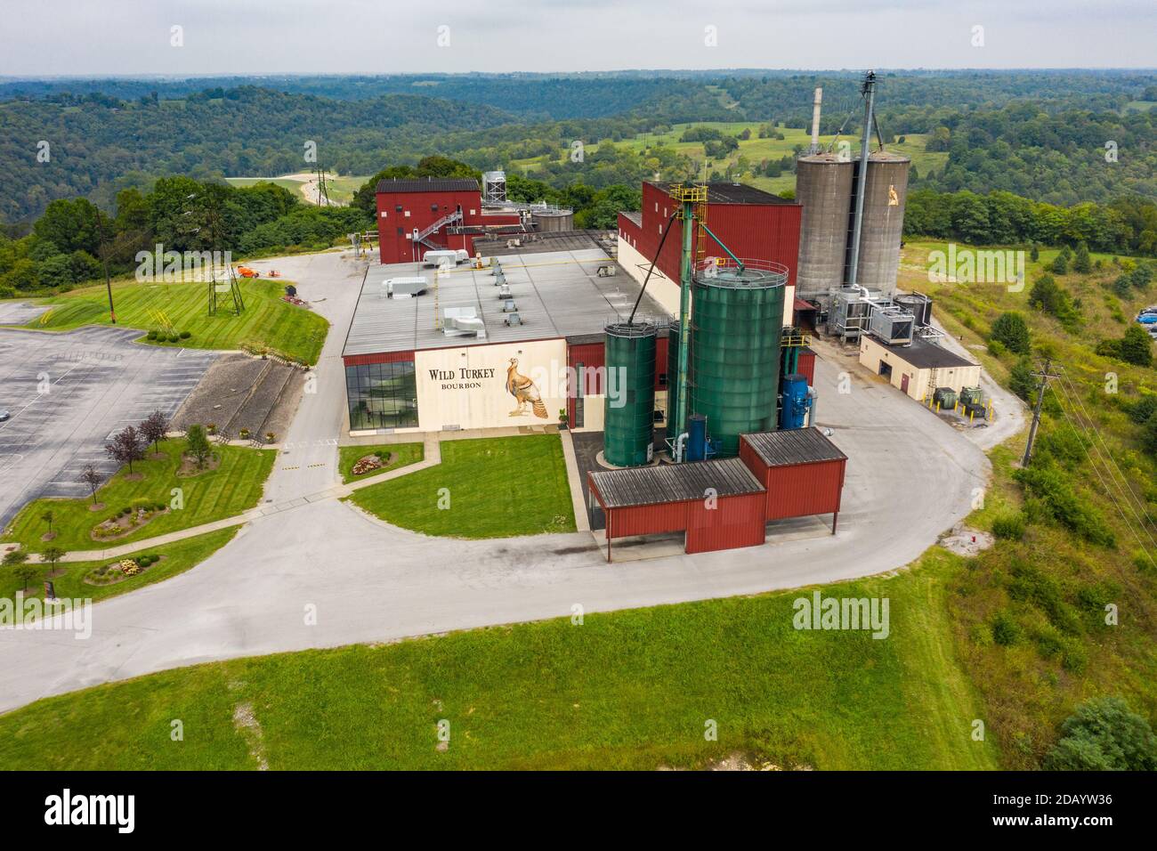 Wild Turkey Bourbon Distillery, Lawrenceburg, Kentucky, USA Stock Photo
