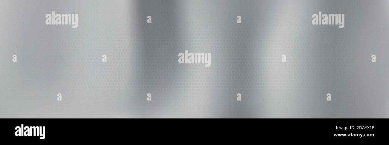 Texture panorama of metal with reflection with perforation Stock Vector ...