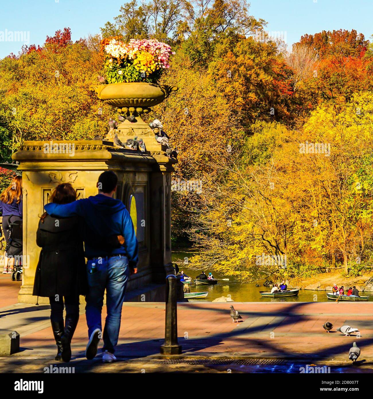 Nothing like a crisp autumn day at Bethesda Fountain