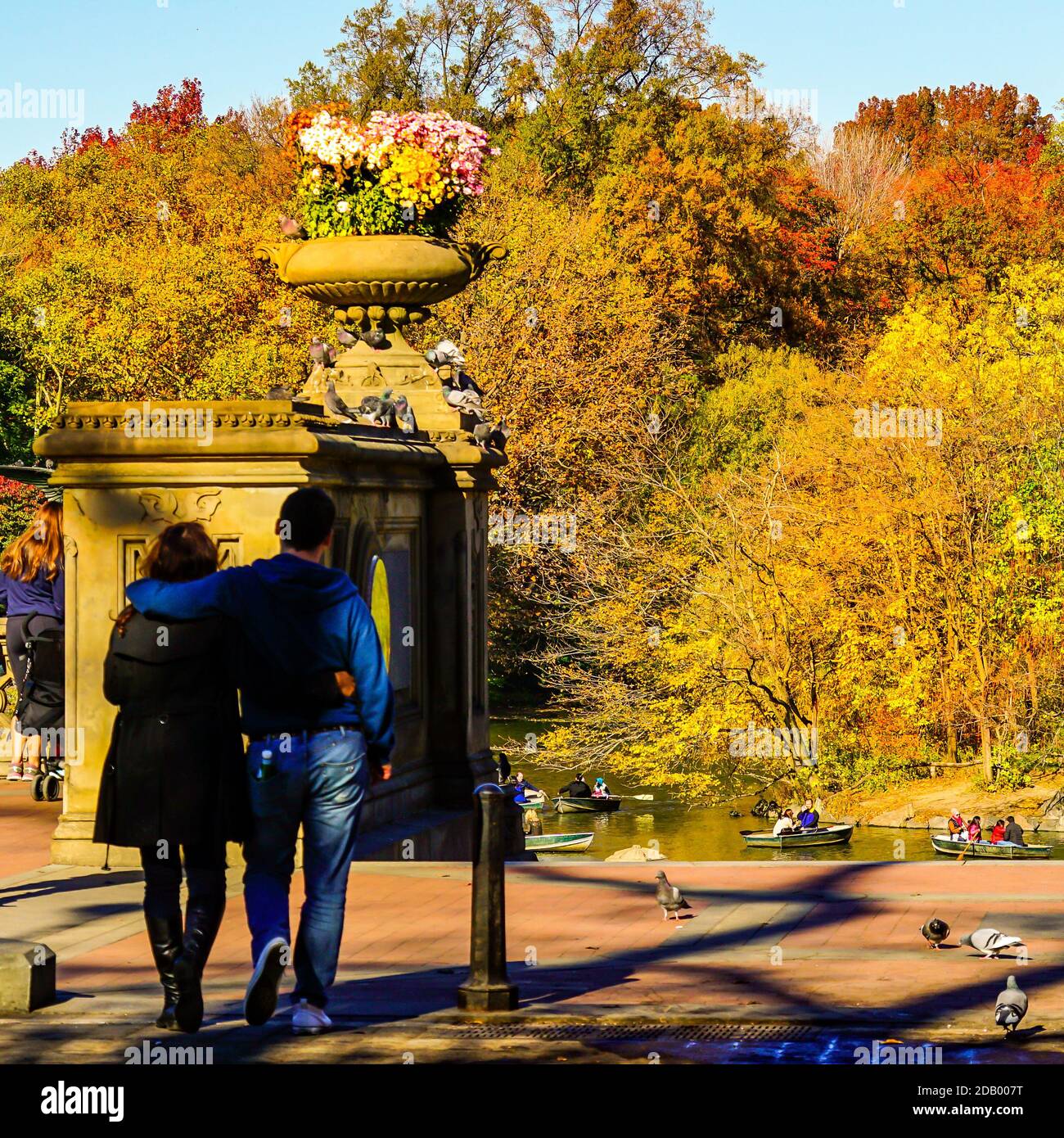 Bethesda Fountain, Central Park, New York City watercolor - Heidi