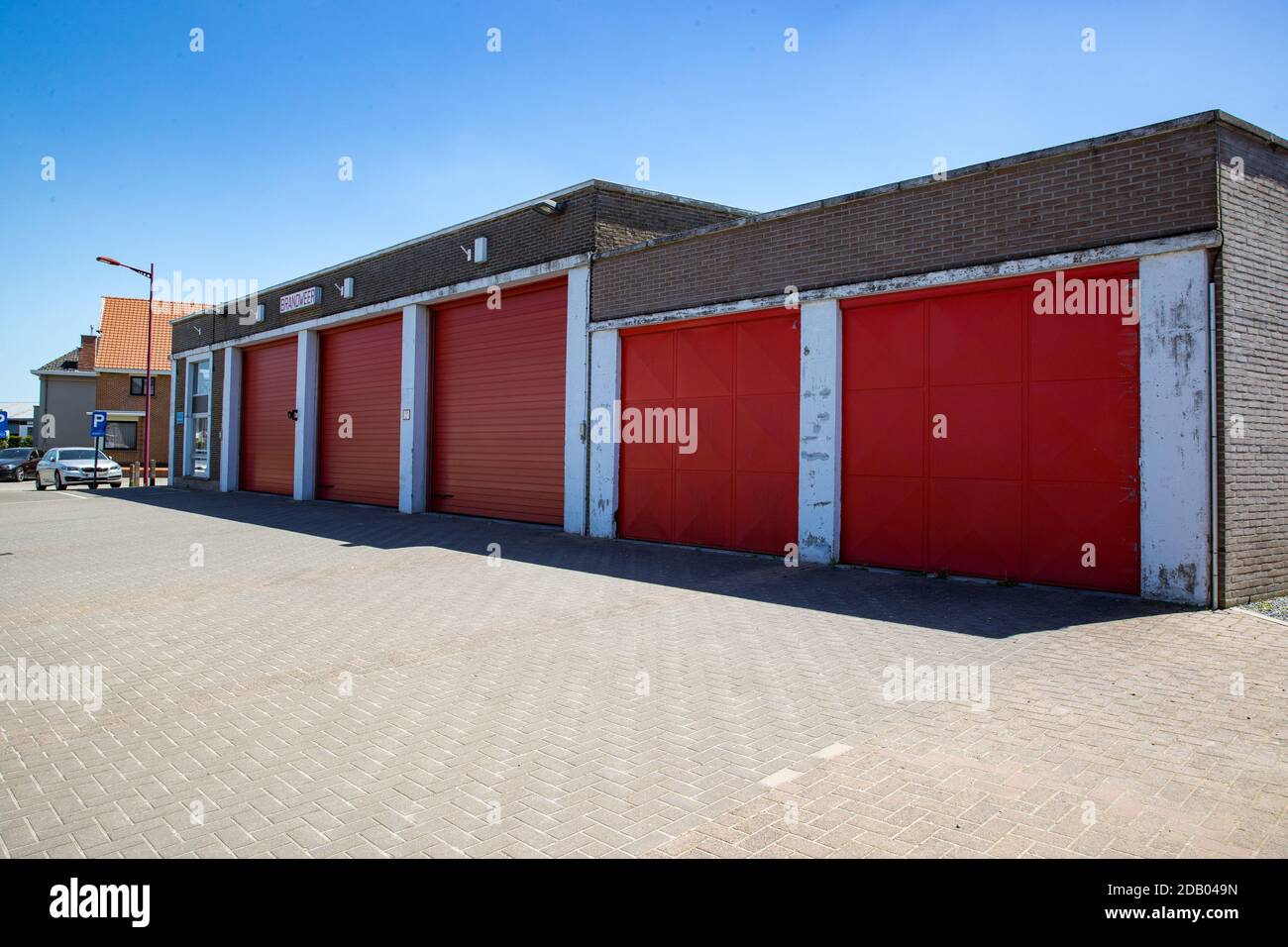 Illustration picture shows the firefighter station in Ruiselede, Thursday 25 June 2020. BELGA PHOTO KURT DESPLENTER Stock Photo