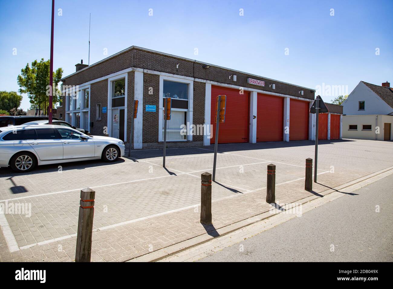Illustration picture shows the firefighter station in Ruiselede, Thursday 25 June 2020. BELGA PHOTO KURT DESPLENTER Stock Photo