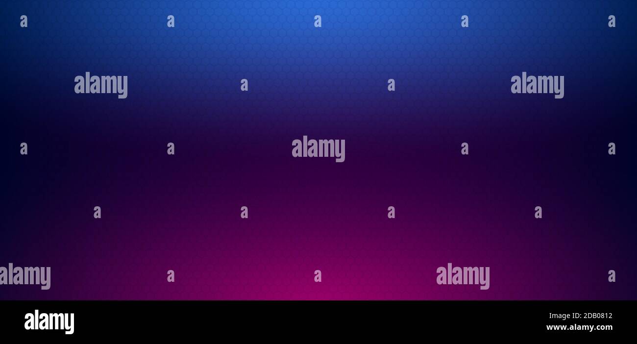 Mimimal abstract background hexagon pattern glowing light blue and purple. vector illutration. Stock Vector