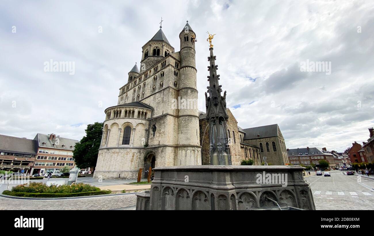 Illustration picture shows the Sainte-Gertrude collegiate church in Nivelles, Tuesday 30 June 2020. BELGA PHOTO THIERRY ROGE Stock Photo