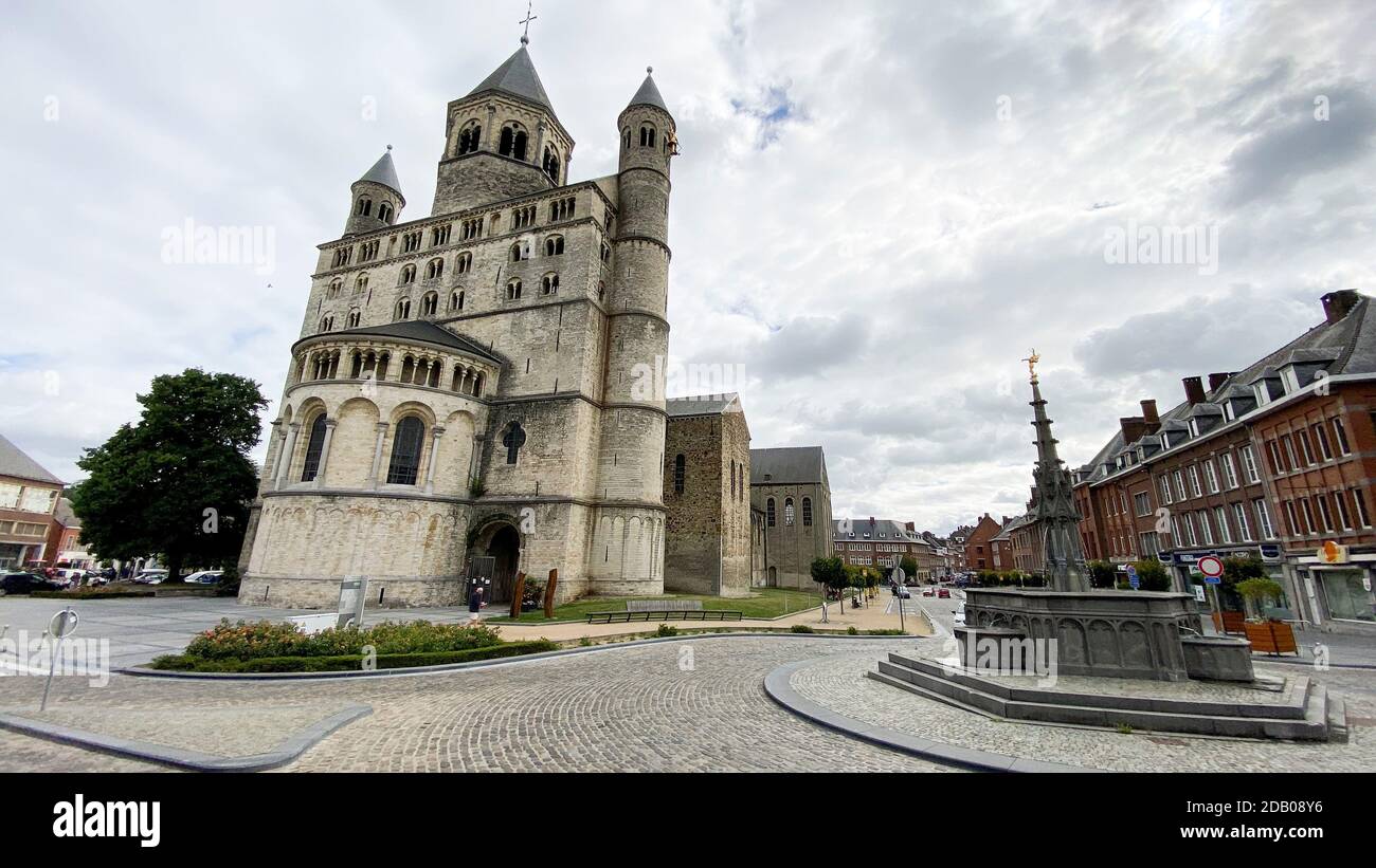 Illustration picture shows the Sainte-Gertrude collegiate church in Nivelles, Tuesday 30 June 2020. BELGA PHOTO THIERRY ROGE Stock Photo