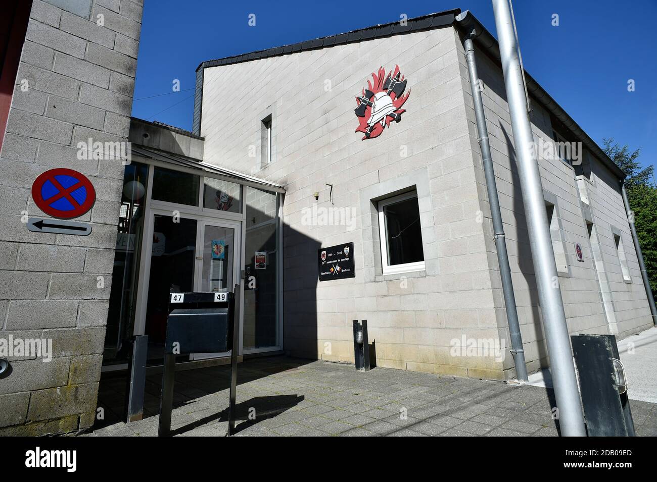 Illustration picture shows the firefighter station in Houffalize, Monday 01 June 2020. BELGA PHOTO JOHN THYS Stock Photo