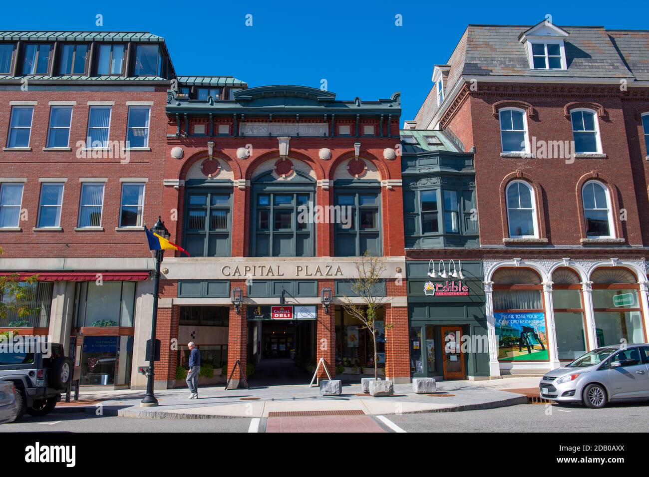 Historic Capital Plaza on Main Street in downtown Concord, New
