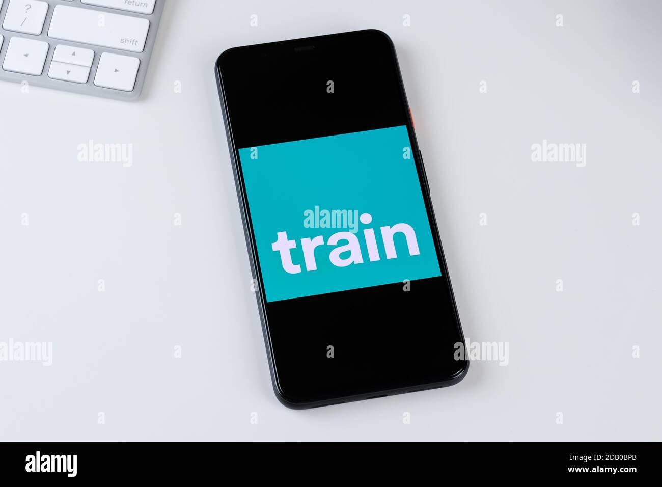 Trainline logo hi-res stock photography and images - Alamy