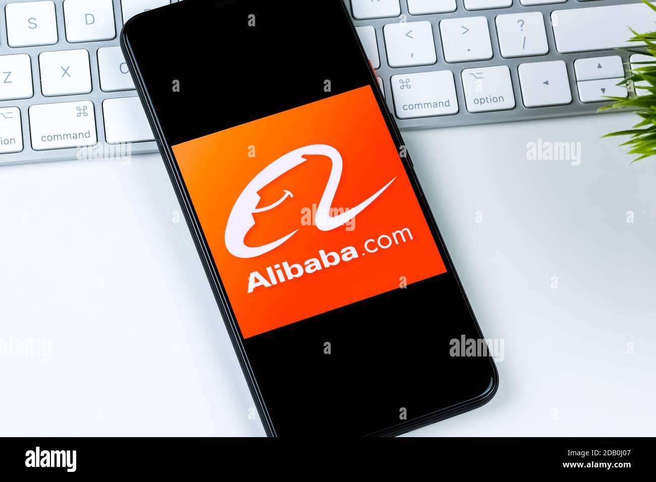 Alibaba mobile phone app hires stock photography and images Alamy