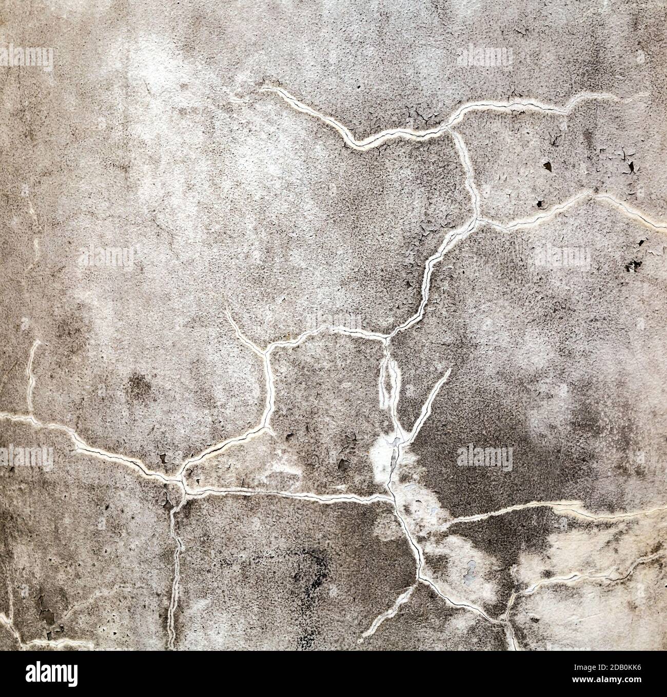 Concrete Grey texture old stone wall with a crack Stock Photo - Alamy