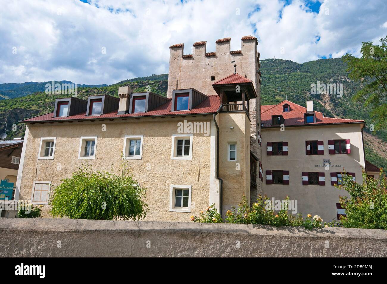 Castle of Laces, Venosta Valley (Vinschgau), Bolzano, Trentino-Alto Adige, Italy Stock Photo