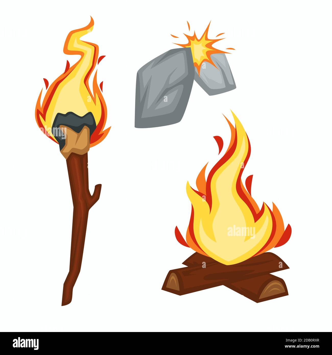 Paleolithic Age Fire