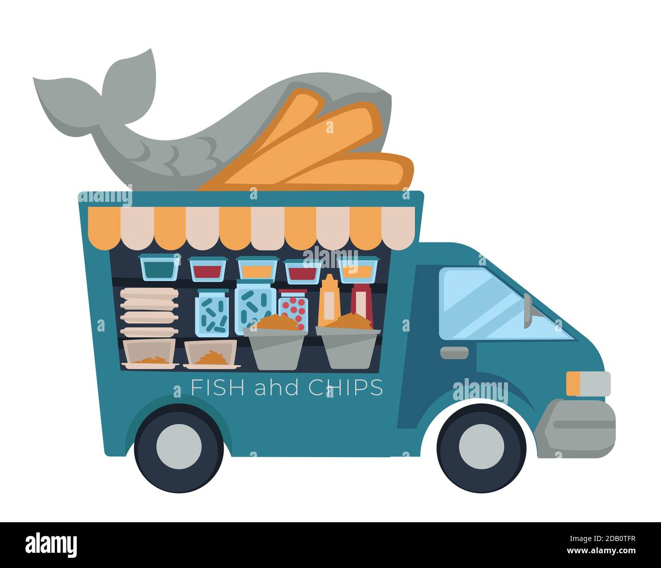 Fish And Chips Food Truck High Resolution Stock Photography And Images Alamy