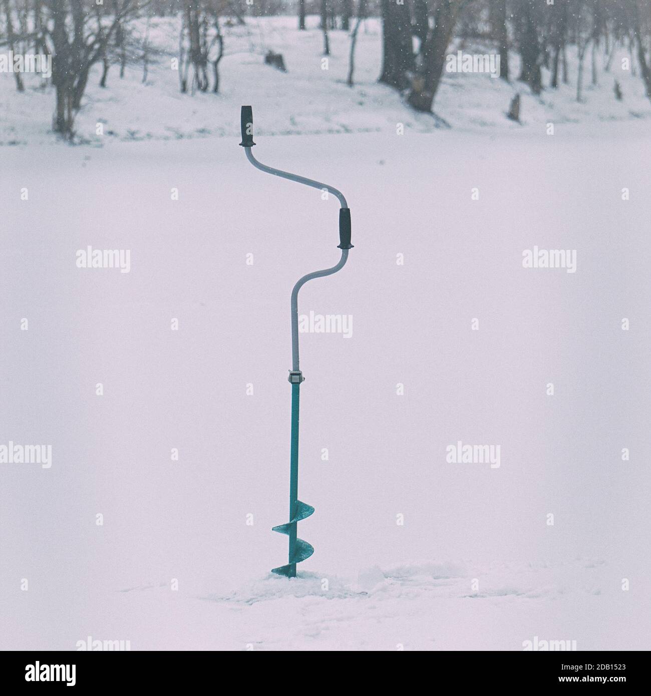 Drilling holes in the ice hires stock photography and images Alamy