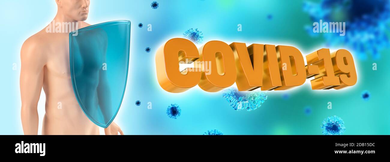 Immune system of human, protection against viruses and bacterias and ...