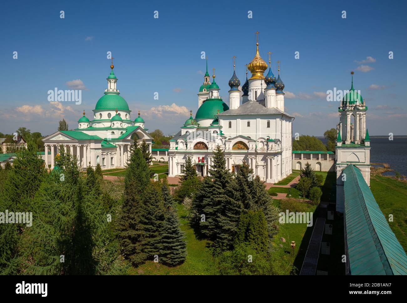 Spaso-Yakovlevsky Dimitriev Monastery (Monastery of St. Jacob Saviour). Rostov Velikiy, Yaroslavl region, Golden ring of Russia Stock Photo