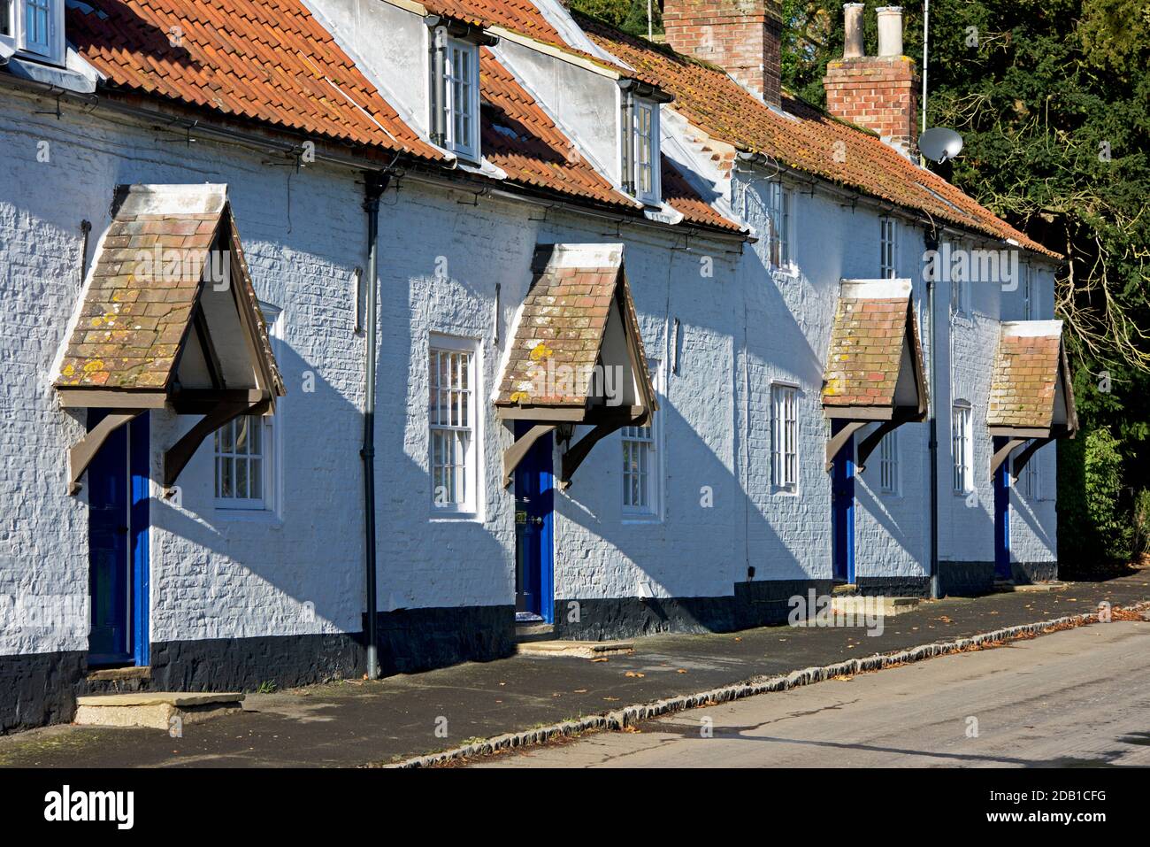 Housing in the estate village of South Dalton, East Yorkshire, England UK Stock Photo Alamy