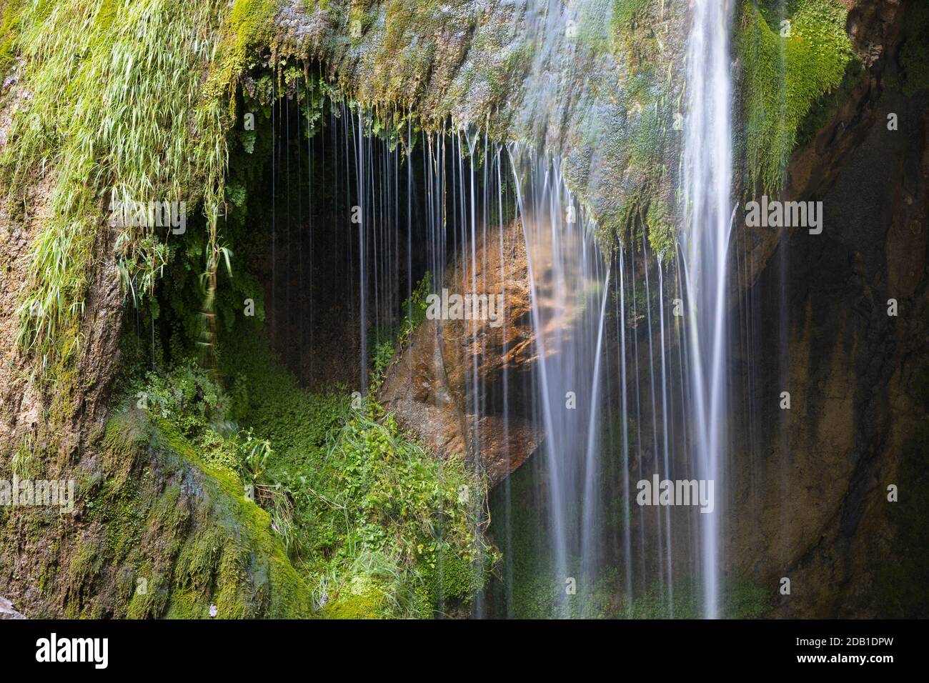 Waterfall detail Stock Photo