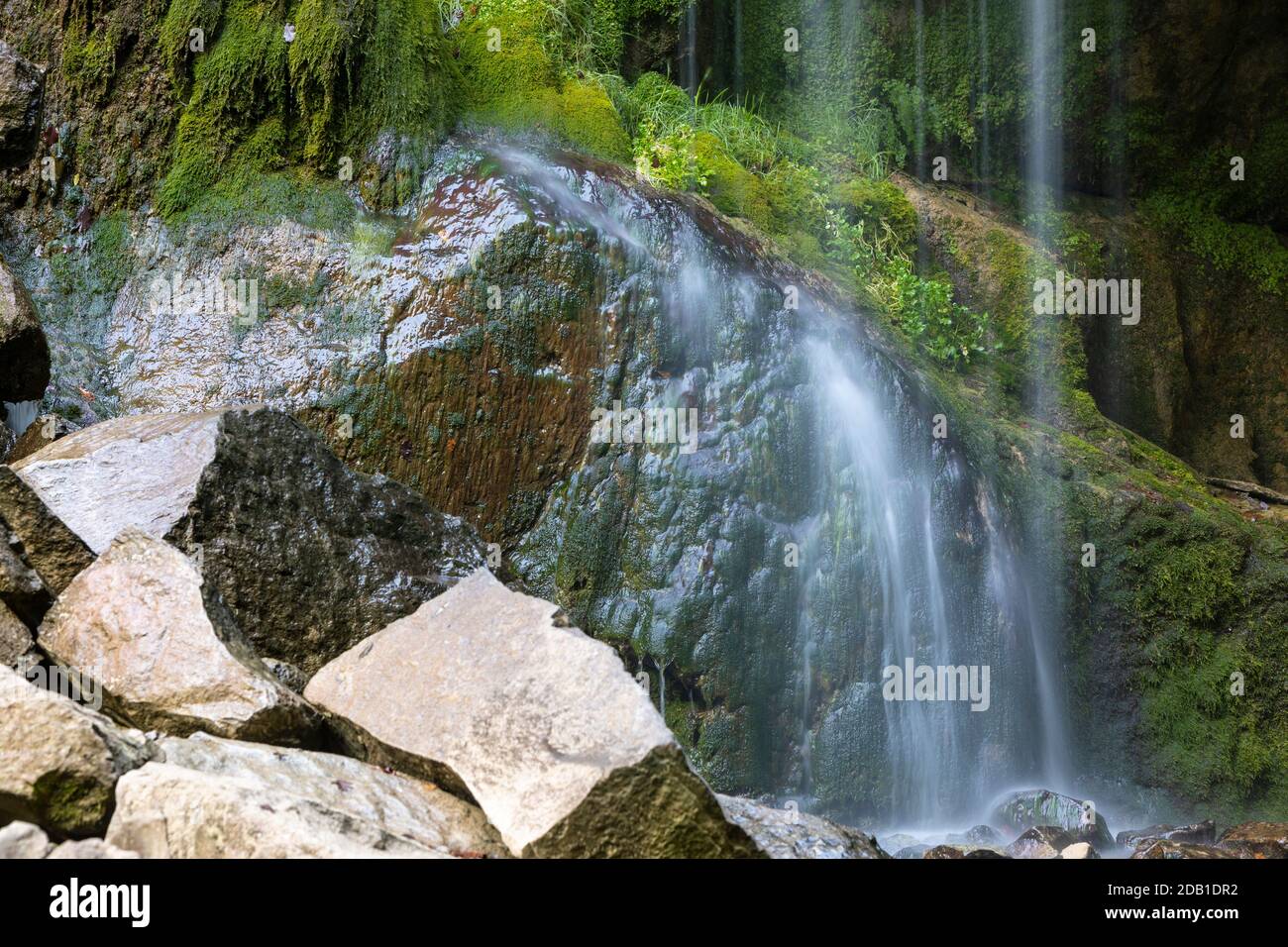 Waterfall detail Stock Photo