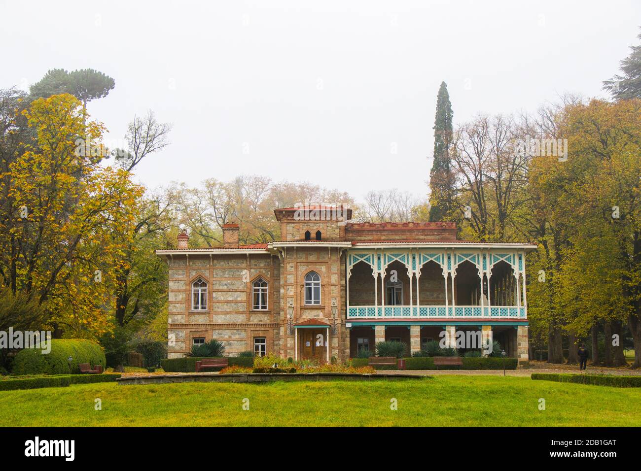 Museum of Alexander Chavchavadze and garden in Tsinandali, Georgia Stock Photo