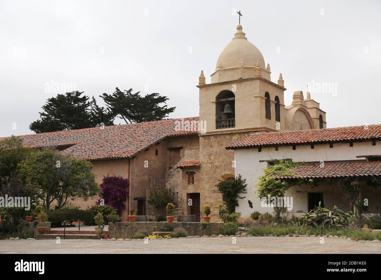 Mission San Carlos Borromeo del R’o Carmelo. First built in 1797, is one of the most