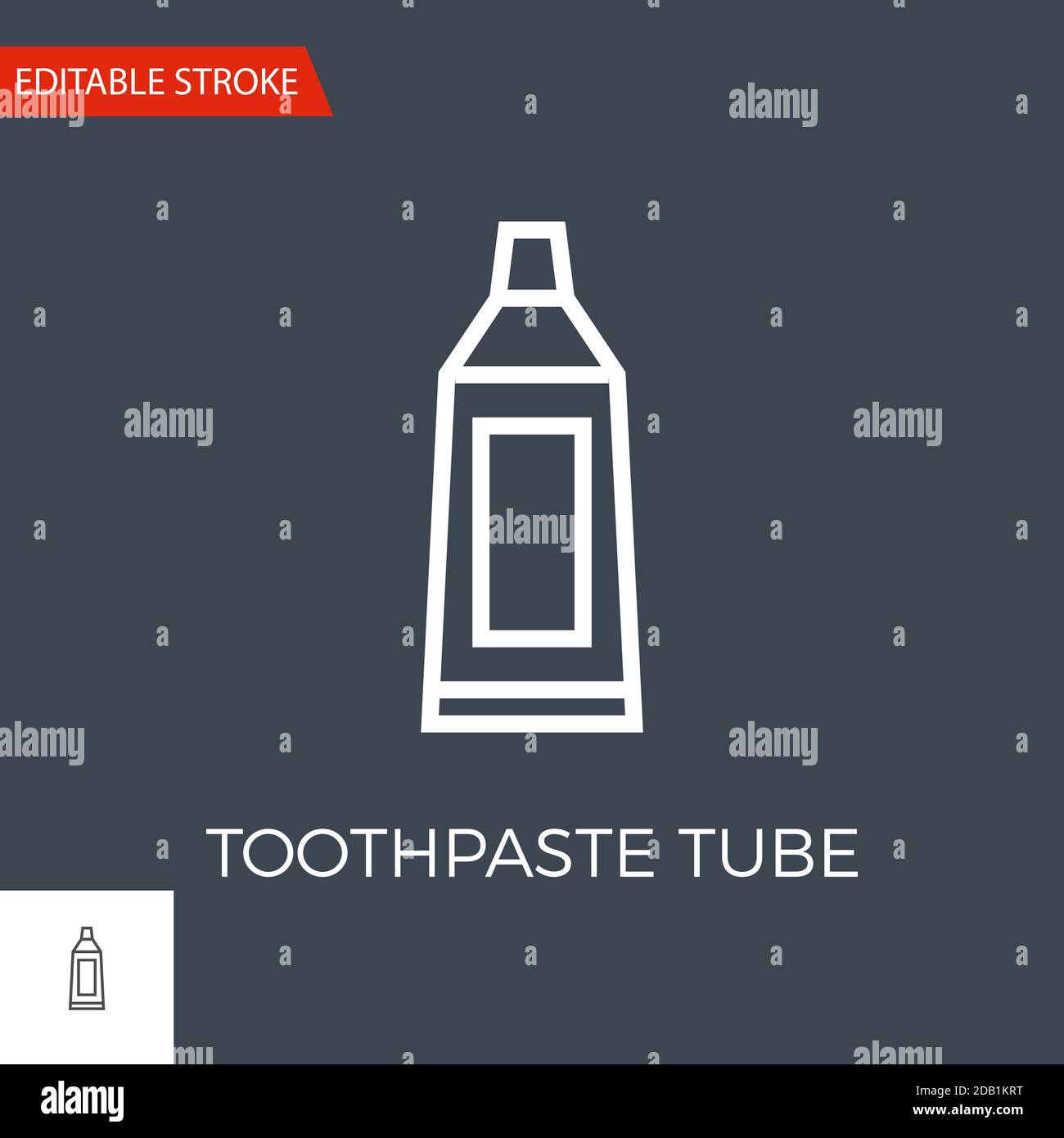 Toothpaste Tube Vector Icon Stock Vector Image & Art - Alamy