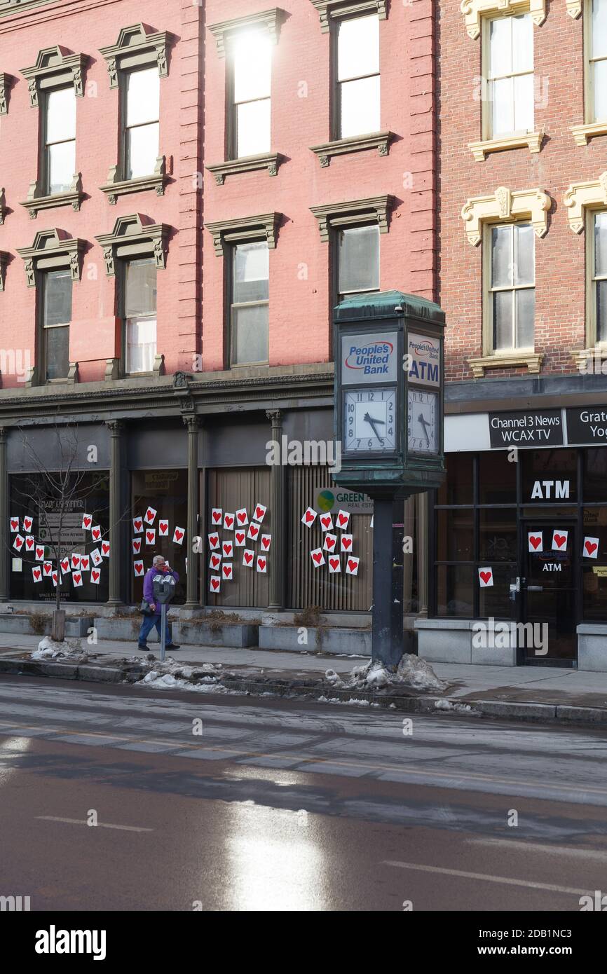 MONTPELIER, VERMONT, USA FEBRUARY, 20, 2020 City view of the capital