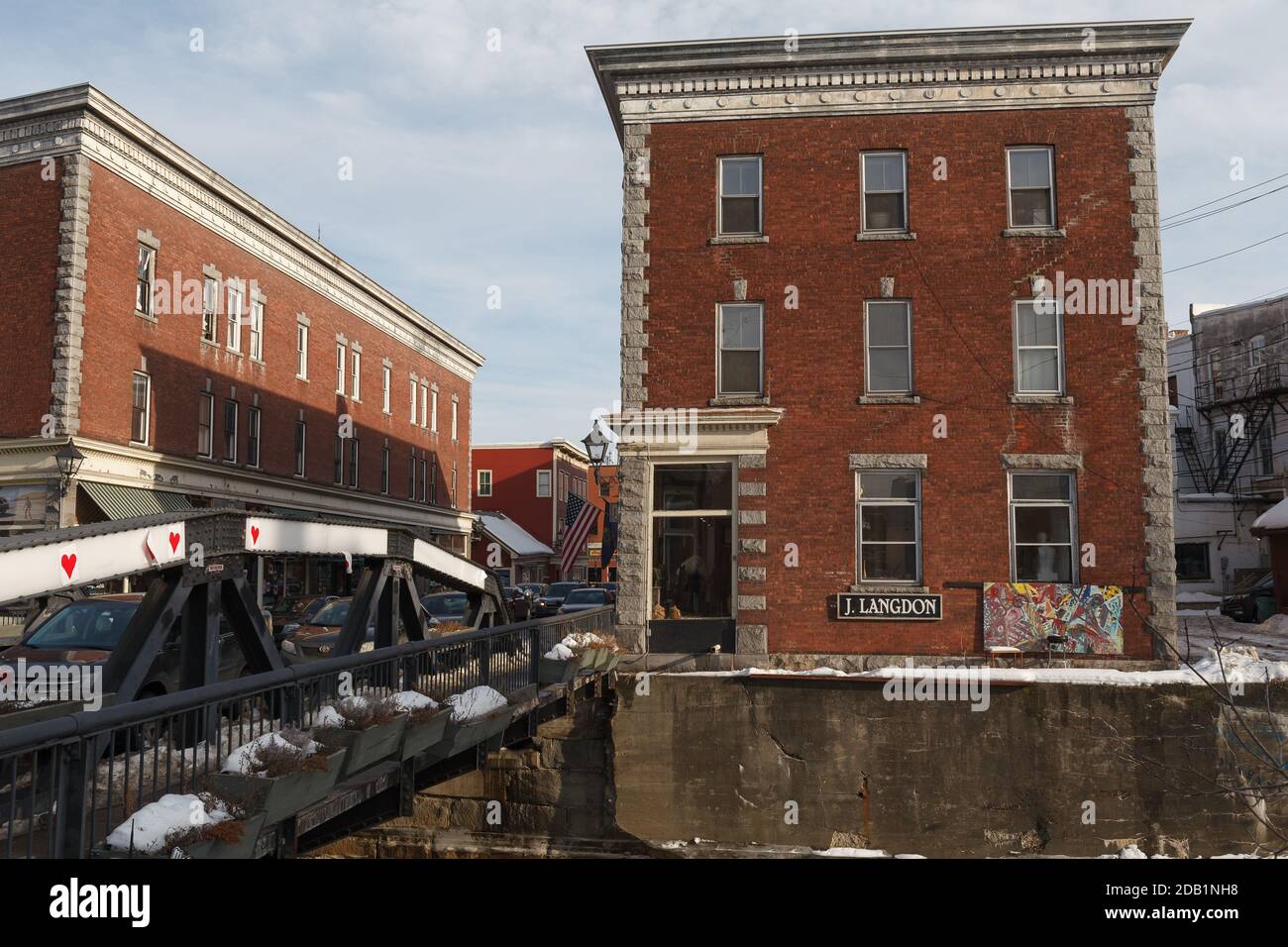 MONTPELIER, VERMONT, USA FEBRUARY, 20, 2020 City view of the capital