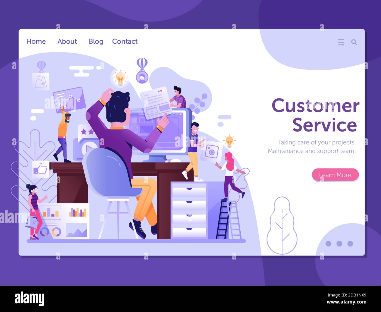 Ad site Stock Vector Images Alamy