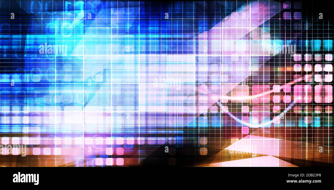 Global Digitalization Abstract Background Wallpaper Concept Stock Photo ...