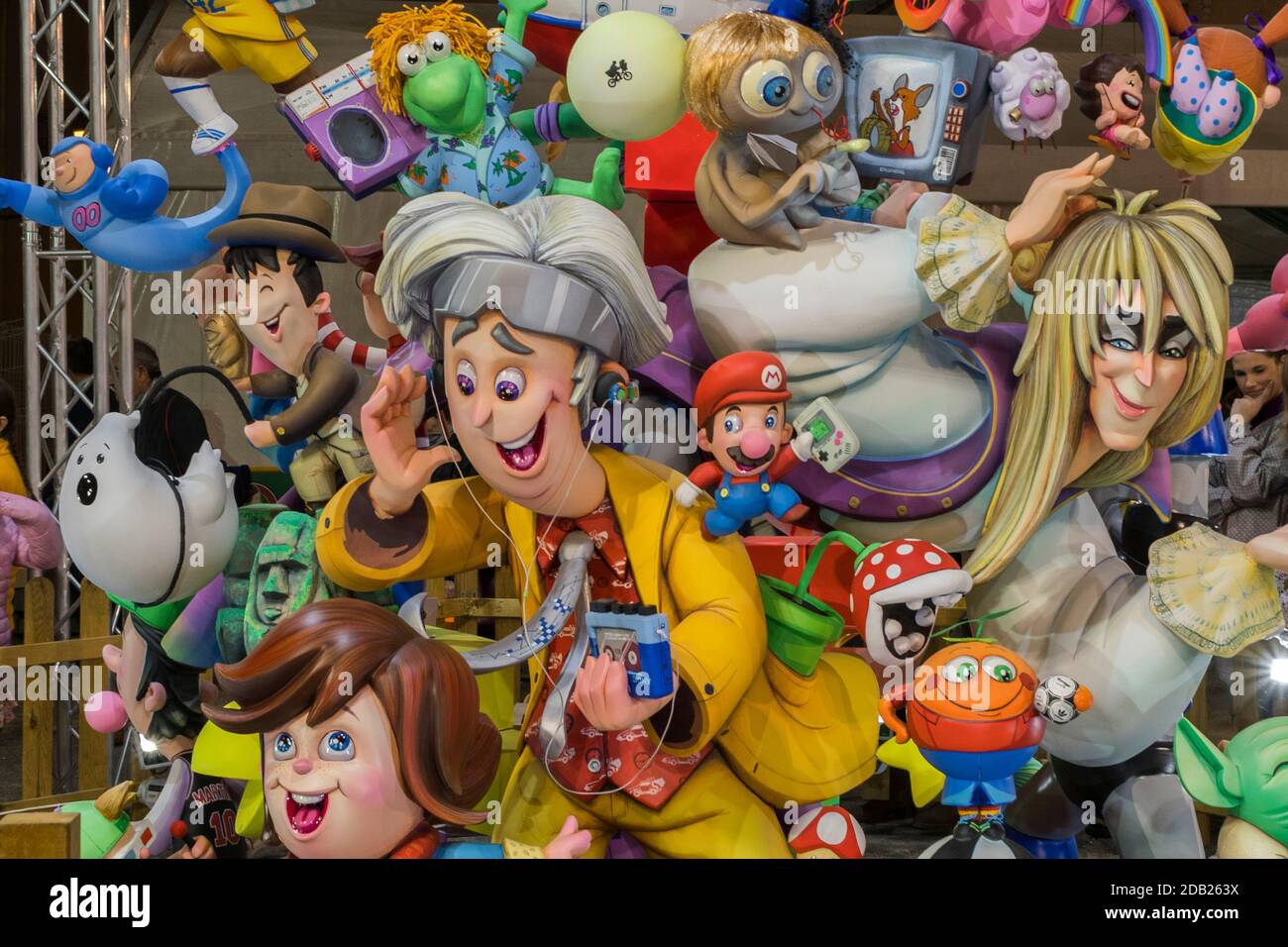 Fallas Valencia Stock Photo