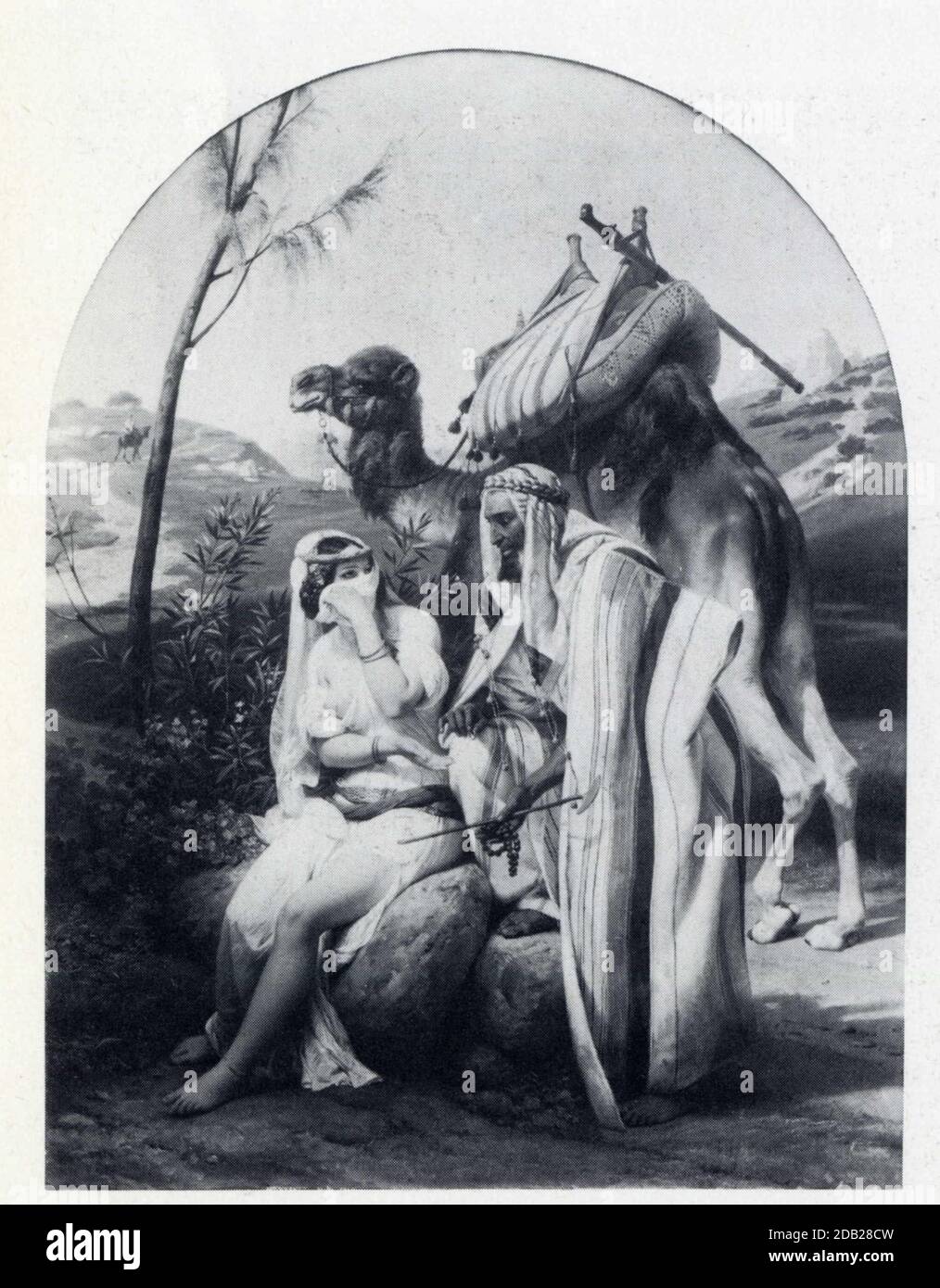 Claude Joseph Vernet.1714-1789.Judah and Tamar.1840. Stock Photo