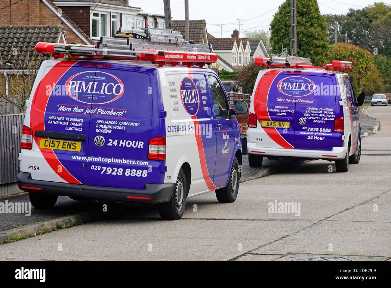 Plumber van uk hires stock photography and images Alamy