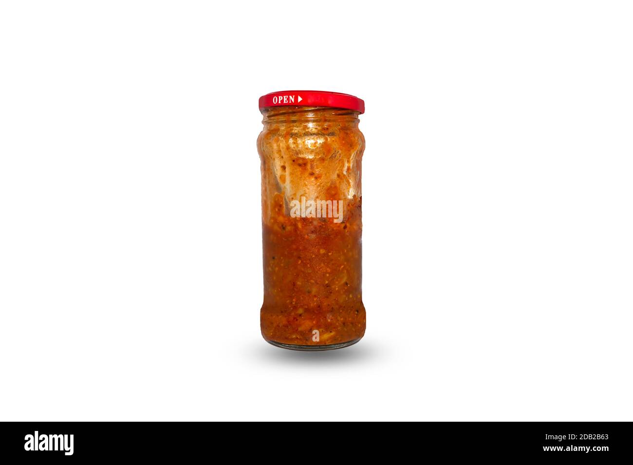 South Indian spicy pickled in oil packed in a bottle Stock Photo Alamy