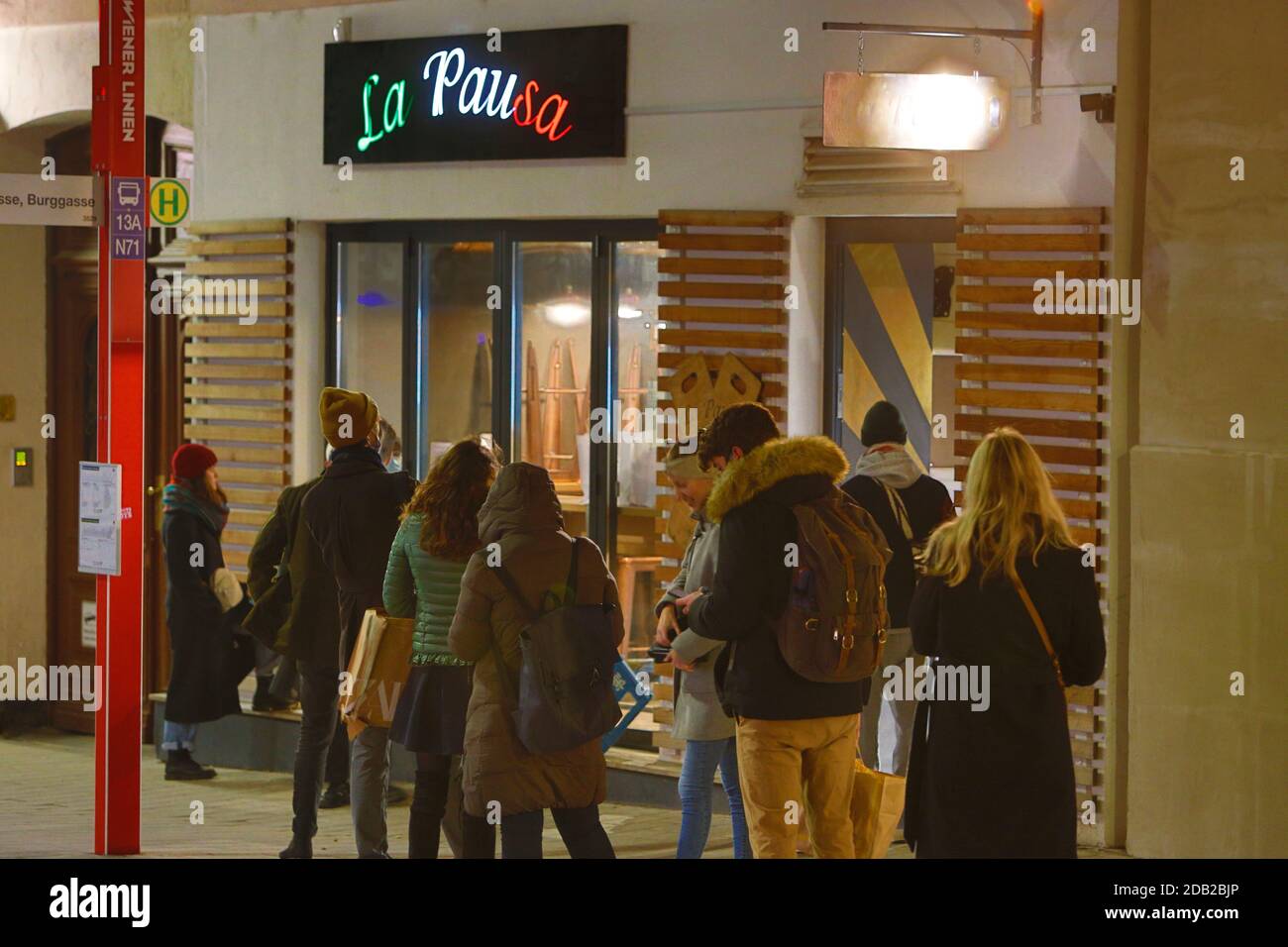 Covid 19 Vienna before the 2 hard lockdown Vienna, 11/13/2020